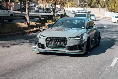Nardo Gray Audi RS6 Avant – ADV.1 Wheels – Wallpaper