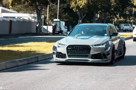 Nardo Gray Audi RS6 Avant – ADV.1 Wheels – Wallpaper