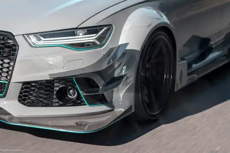 Nardo Gray Audi RS6 Avant – ADV.1 Wheels – Wallpaper