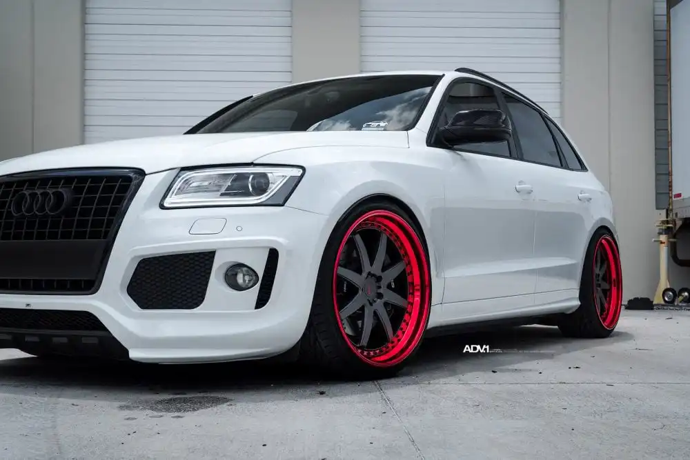 Ibis White Audi Q5 Aftermarket Project 7 Audi Q5 - ADV.1 Wheels
