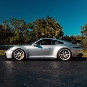 GT Silver Metallic Porsche (992) 911 GT3 Gets Vossen Lightweight Forged Wheels