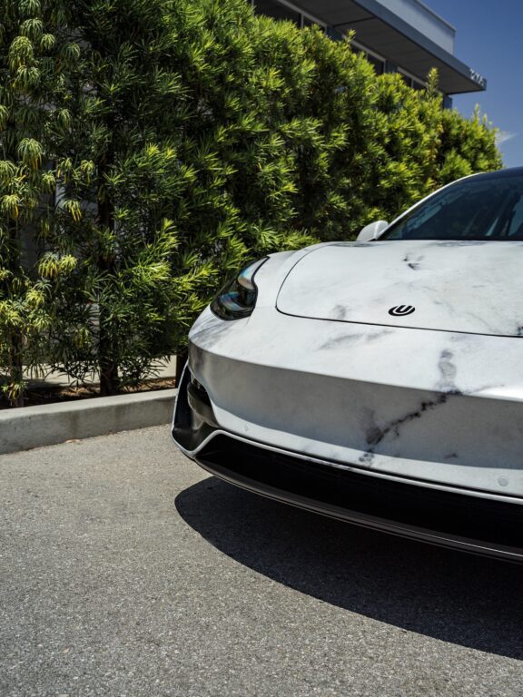 Tesla Model 3 Gets A Marble Wrap & Unplugged Performance UP-04 Forged Wheels Image (21)