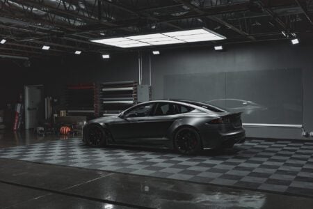 Satin Black Unplugged Performance Tesla Model S S-APEX Plaid