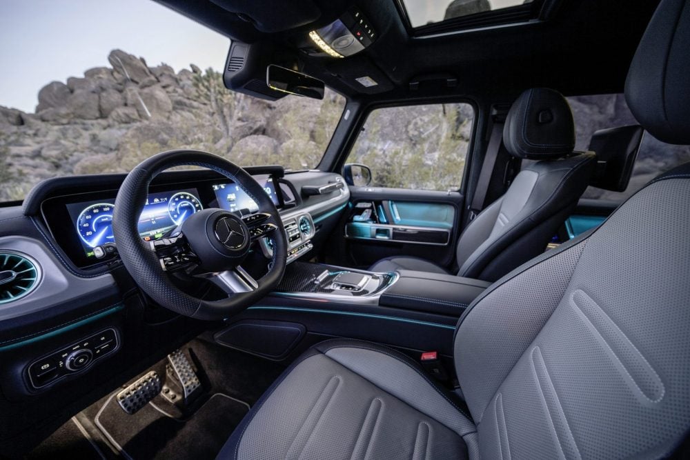 Mercedes-Benz G580 luxury interior