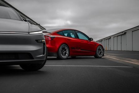 Red Rocket Tesla Model 3 Performance Highland and Model Y Juniper on UP-RW Road Warrior Wheel by Unplugged Performance 1920px (14)