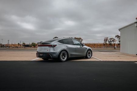 Red Rocket Tesla Model 3 Performance Highland and Model Y Juniper on UP-RW Road Warrior Wheel by Unplugged Performance 1920px (3)