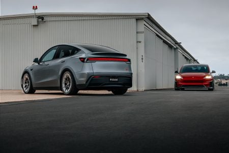 Red Rocket Tesla Model 3 Performance Highland and Model Y Juniper on UP-RW Road Warrior Wheel by Unplugged Performance 1920px (6)