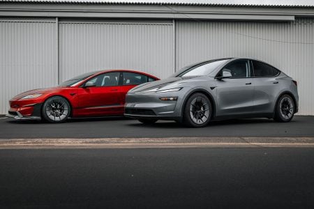 Red Rocket Tesla Model 3 Performance Highland and Model Y Juniper on UP-RW Road Warrior Wheel by Unplugged Performance 1920px (8)