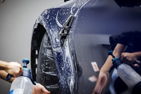 Portimao Blue Metallic BMW G83 M4 Competition: Multi-Stage Paint Protection, XPEL PPF and Professional-Grade Ceramic Coating Image 16