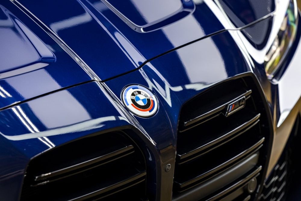 Portimao Blue Metallic BMW M4 Competition: Multi-Stage Paint Protection, XPEL PPF and Professional-Grade Ceramic Coating 15 Portimao Blue Metallic BMW G83 M4 Competition Multi Stage Paint Protection XPEL PPF and Professional Grade Ceramic Coating Image 5