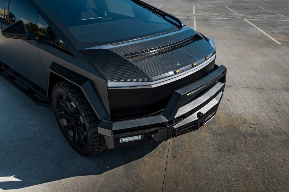 Unplugged Performance Releases A New Tesla Cybertruck Wheel Called CYBRNOVA 5 Tesla Cybertruck UP Forged CYBRNOVA 24 Inch Wheels and UP INVINCIBLE Steel Parts Unplugged Performance 1