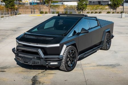 Tesla Cybertruck UP Forged CYBRNOVA 24 Inch Wheels and UP INVINCIBLE Steel Parts Unplugged Performance 10