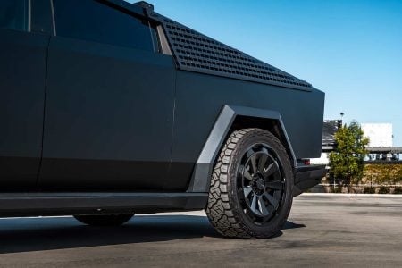 Tesla Cybertruck UP Forged CYBRNOVA 24 Inch Wheels and UP INVINCIBLE Steel Parts Unplugged Performance 12