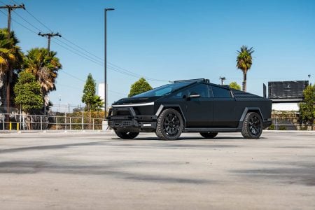 Tesla Cybertruck UP Forged CYBRNOVA 24 Inch Wheels and UP INVINCIBLE Steel Parts Unplugged Performance 2