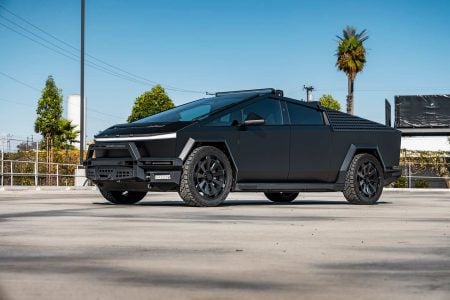 Tesla Cybertruck UP Forged CYBRNOVA 24 Inch Wheels and UP INVINCIBLE Steel Parts Unplugged Performance 3