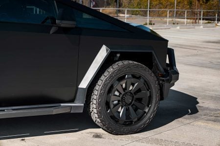 Tesla Cybertruck UP Forged CYBRNOVA 24 Inch Wheels and UP INVINCIBLE Steel Parts Unplugged Performance 8