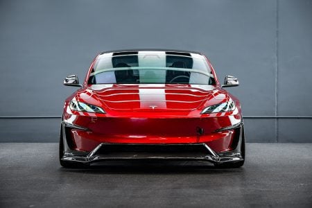 Tesla Model 3 Performance Highland UP Forged UP-03 Wheels Race Pro Coilovers Carbon Fiber Aero Kit 1920px (17)