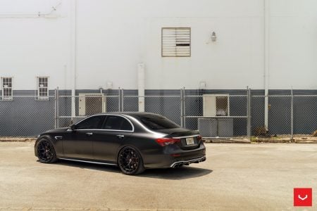 Designo Night Black Mercedes-AMG E63 S On Vossen HFX-1 Wheels Image 10