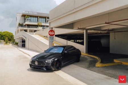 Designo Night Black Mercedes-AMG E63 S On Vossen HFX-1 Wheels Image 13