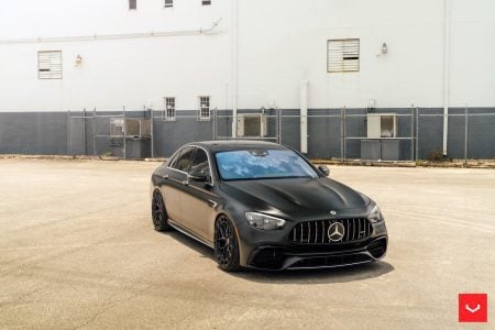 Designo Night Black Mercedes-AMG E63 S On Vossen HFX-1 Wheels Image 15