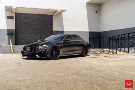 Designo Night Black Mercedes-AMG E63 S On Vossen HFX-1 Wheels Image 2