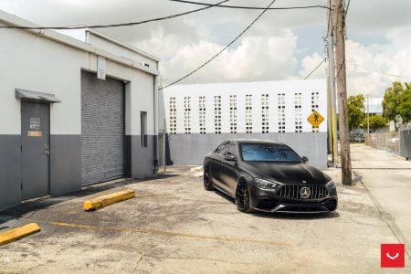 Designo Night Black Mercedes-AMG E63 S On Vossen HFX-1 Wheels Image 3