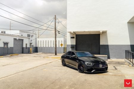 Designo Night Black Mercedes-AMG E63 S On Vossen HFX-1 Wheels Image 7