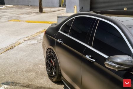 Designo Night Black Mercedes-AMG E63 S On Vossen HFX-1 Wheels Image 8