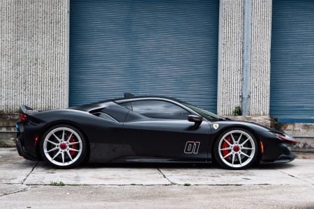 Ferrari SF90 Nero Assetto Fiorano on Novitec NF-10 Wheels In Brushed Clear Image 15