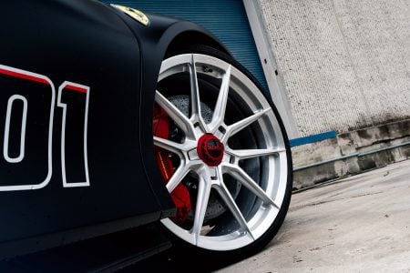 Ferrari SF90 Nero Assetto Fiorano on Novitec NF-10 Wheels In Brushed Clear Image 22