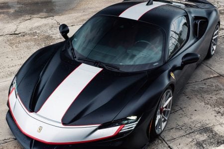 Ferrari SF90 Nero Assetto Fiorano on Novitec NF-10 Wheels In Brushed Clear Image 3
