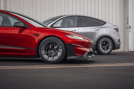 Tesla Model 3 and Model Y UP Forged UP-RW aka Road Warrior Wheel and Tire Packages Unplugged Performance 2