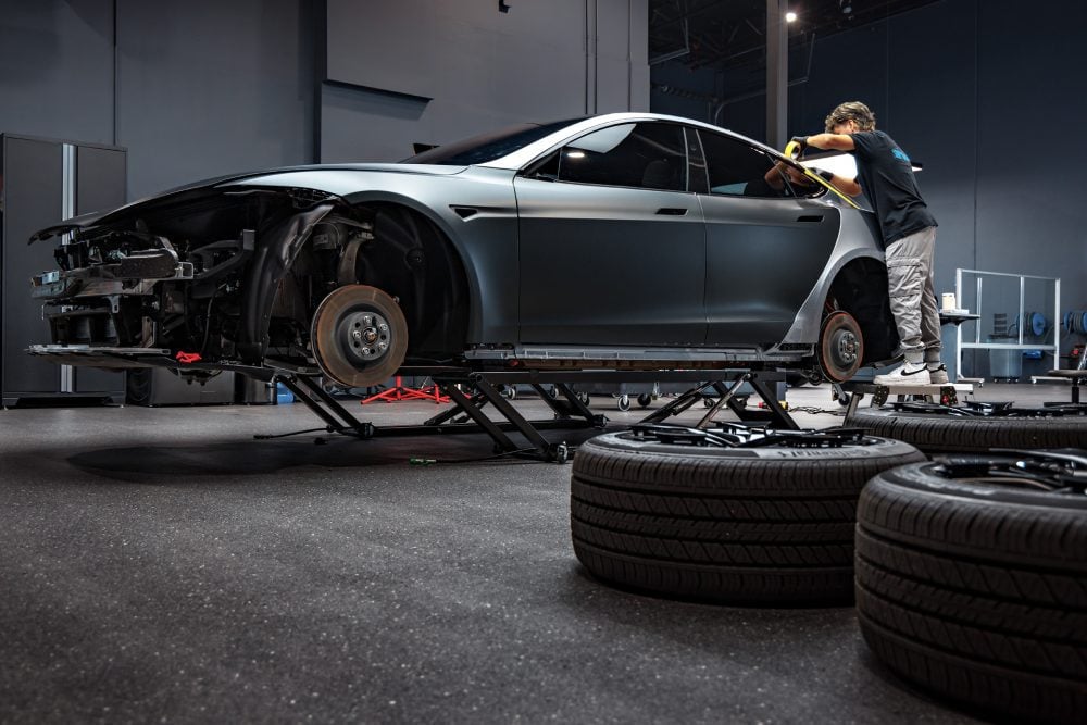 The Ultimate Tesla Transformation: Dark Sage Model S by Unplugged Performance and Bulletproof Auto Spa 9 BPAS 2026 Tesla Model S R. Hamilton 1920px 3