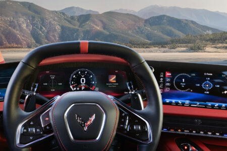 2027 Corvette Grand Sport cockpit highlights the driver-centric