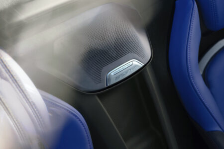 A Grand Sport X–exclusive interior plaque