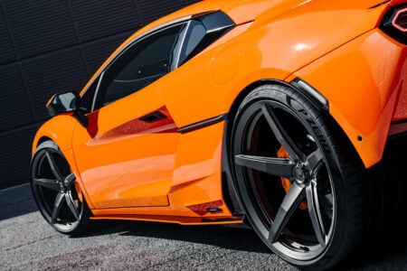 A Gorgeous Arancio Apodis Lamborghini Temerario on Vossen Forged VPS-3 Wheels Image 10
