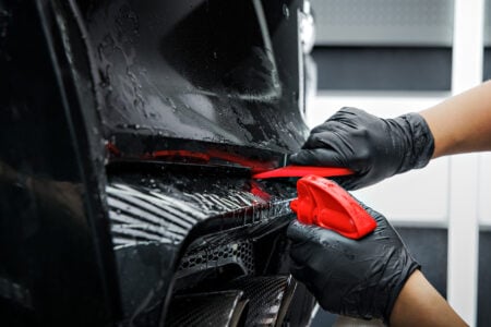 Midnight Purple Nissan GT-R T-Spec Detailing & PPF (Paint Protection Film) By Bulletproof Auto Spa In Los Angeles Image 9