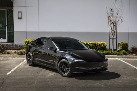 Diamond Black Tesla Model 3 Highland on UP-RW FF 19-inch Wheels by Unplugged Performance