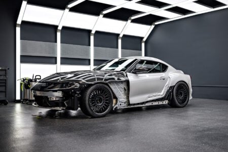Gloss Dark Gray Toyota Supra A90 By Bulletproof Auto Spa Detailing & Paint Protection in Los Angeles California Image 1