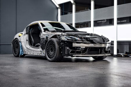 Gloss Dark Gray Toyota Supra A90 By Bulletproof Auto Spa Detailing & Paint Protection in Los Angeles California Image 13