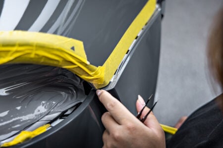 Gloss Dark Gray Toyota Supra A90 By Bulletproof Auto Spa Detailing & Paint Protection in Los Angeles California Image 23