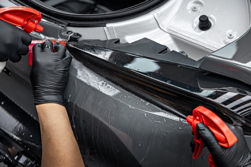 Gloss Dark Gray Toyota Supra A90 By Bulletproof Auto Spa Detailing Paint Protection in Los Angeles California Image 26