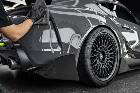 Gloss Dark Gray Toyota Supra A90 By Bulletproof Auto Spa Detailing & Paint Protection in Los Angeles California Image 31