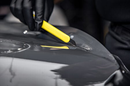 Gloss Dark Gray Toyota Supra A90 By Bulletproof Auto Spa Detailing & Paint Protection in Los Angeles California Image 4