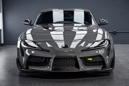 Gloss Dark Gray Toyota Supra A90 By Bulletproof Auto Spa Detailing & Paint Protection in Los Angeles California Image 43