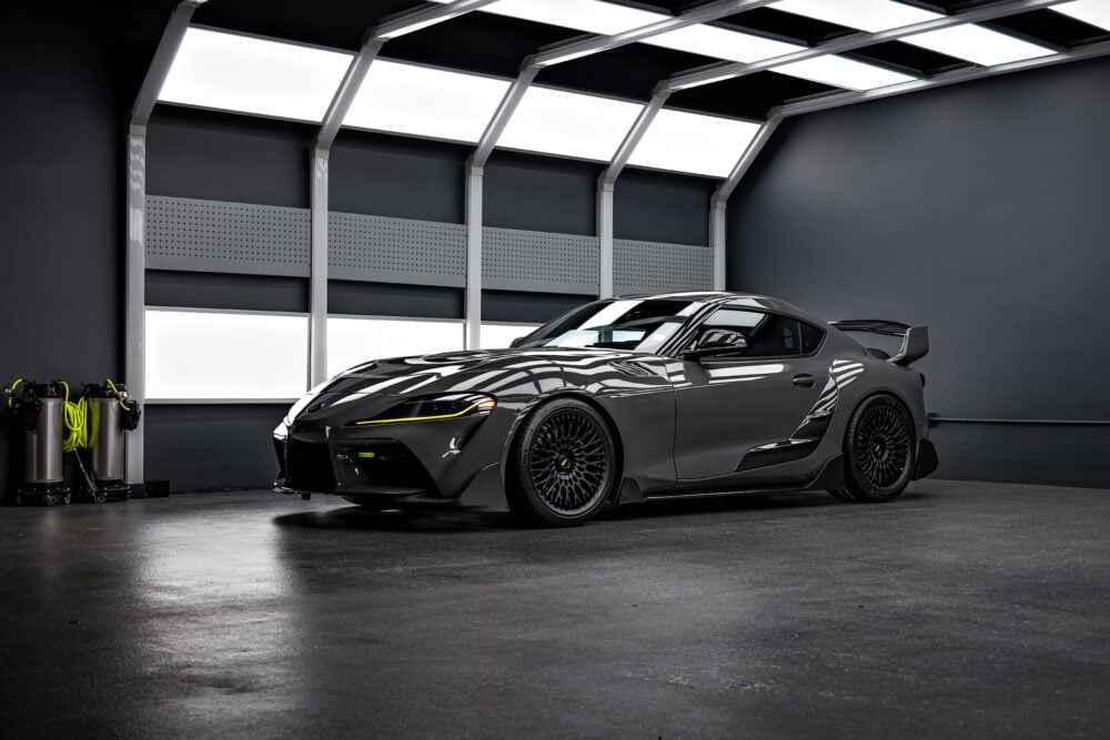 Toyota GR Supra A90: The Legend Returns, Then Gets Reinvented By Bulletproof Auto Spa in Los Angeles 1 Gloss Dark Gray Toyota Supra A90 By Bulletproof Auto Spa Detailing Paint Protection in Los Angeles California Image 61