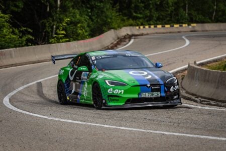 Unplugged Performance Tesla Model S Plaid Romanian Hill Climb Racing Image 12