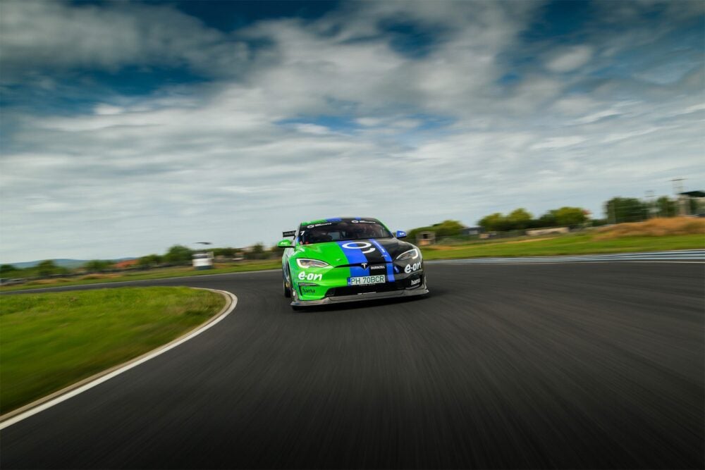 Unplugged Performance Tesla Model S Plaid Romanian Hill Climb Racing Image 6