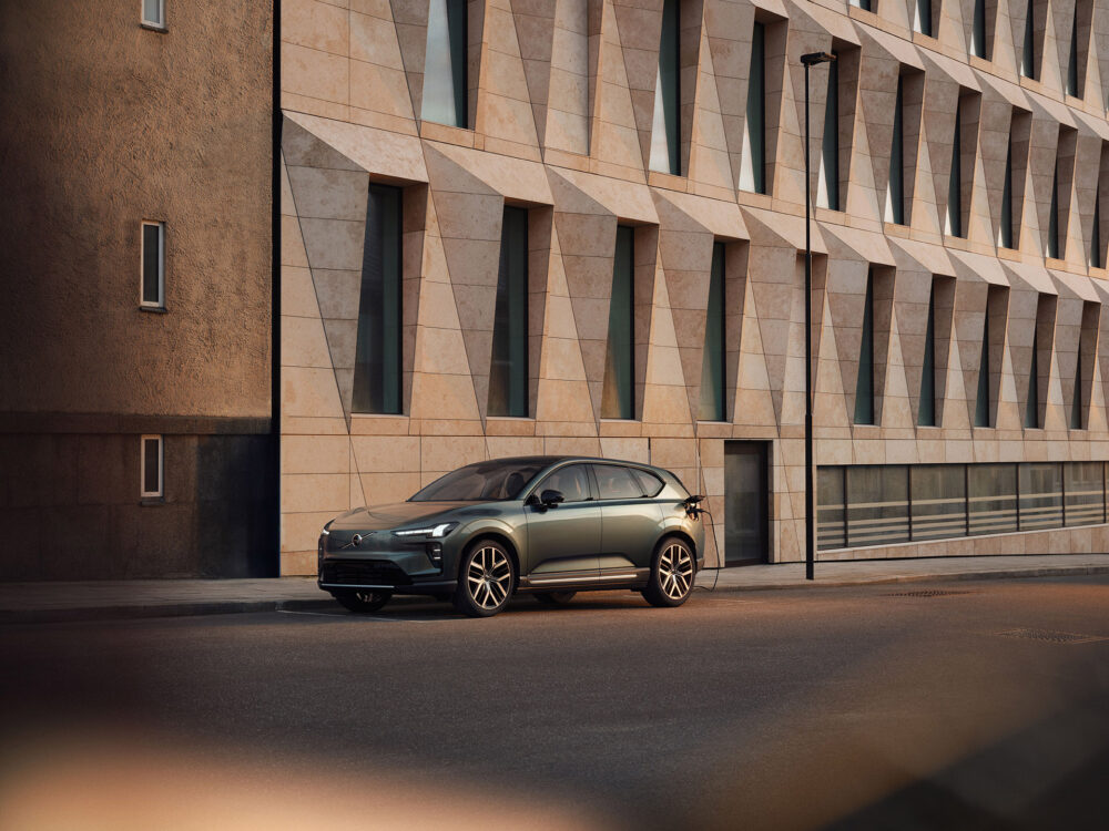 Volvo EX60 Electric SUV Side Profile Photo 1