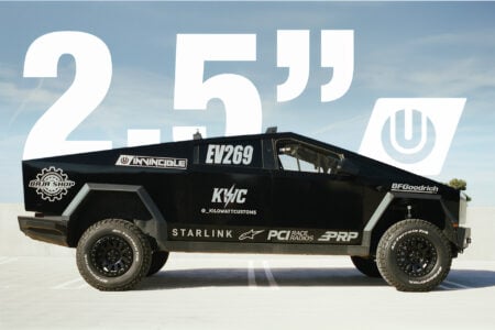 Unplugged-Performance-UP-INVINCIBLE-2-5-Inch-Lift-Kit-Tesla-Cybertruck-Hero-Side-Profile